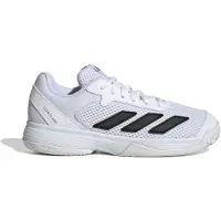 Adidas 1100000002199 PERFORMANCE "COURTFLASH KIDS", Jungen, Gr. 36, schwarz-weiß (cloud weiß, core schwarz, ftwr weiß), Synthetik, Textil, Schuhe 1100000002199, für Hartcourt, All-Court