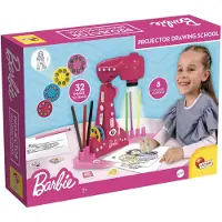 Lisciani - Barbie Projector Drawing School - Lernspielzeug zum Nachzeichnen und Ausmalen für Kinder ab 4 Jahren - Kreatives LED-Zeichen-Set - Aktivitäten ohne Bildschirme oder Tablets