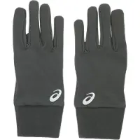 Asics Laufhandschuhe , Gr. L/XL, schwarz, Obermaterial: 92% Polyester, 8% Elasthan, Handschuhe Laufhandschuhe, Reflektierend, Bequeme Bündchen, Angerautes Material