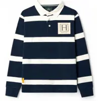 Hackett London für Jungen. HK5700008 Polo Rugby Marine (2Años= 92cm), Lässig, Baumwolle, Langarm, Kinderbekleidung