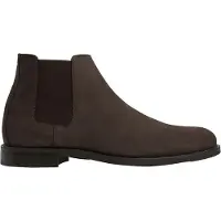 Hackett für Herren. HMS200144 Braune Hampton Chelsea-Stiefeletten aus Wildleder (42), Wohnung, Spaltleder, Keine, Lässig