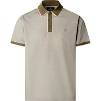 Hackett für Herren. HM5600221 Polo Two Tone grau (S), Lässig, Baumwolle, Klassisch, Kurzarm