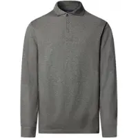 Hackett London für Herren. HM5500049 Langärmeliges Pima-Poloshirt grau (XXL), Lässig, Baumwolle, Klassisch, Langarm