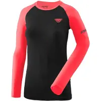 Dynafit - Atmungsaktive T-shirts &ndash; Damen / Frauen &ndash; Alpine Pro LS - Alpine Pro W L/S Tee Ultra Coral für Damen - Größe M - Orange