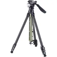 AOKA TS-194C Carbonstativ Grün + ST-3 Videoneiger