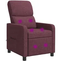 Syfax Liegesessel Lila Stoff