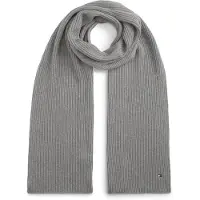 Tommy Hilfiger Strickschal "TH FLAG PIMA COTTON CASH SCARF" mit Logostickerei, mit Kaschmiranteil Unisex
