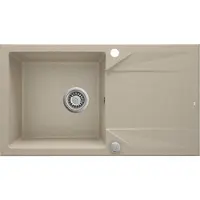 Deante 1-bowl granite sink with drainer