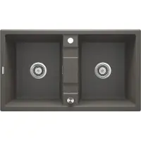 Deante 2-bowl granite sink