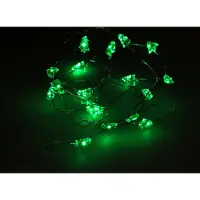 Maurer Weihnachtsbaum Lichter 20 Leds Grüne Farbe IP20. A Pilas (3 AA nicht inbegriffen)