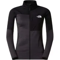 The North Face - Fleece aus Polartec® - W Polartec Powergrid Stormgap Jacket Asphalt Grey TNF Black für Damen - Größe S - Grau