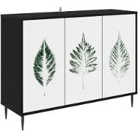 vidaXL Sideboard HANAU Schwarz Eichen-Optik 102 x 33 x 76 cm