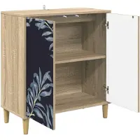 vidaXL Sideboard DOKKUM Sonoma 69 x 33 x 75 cm Holzwerkstoff
