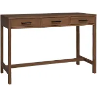 Syfax Schreibtisch mit Schubladen Natur Massivholz Teak