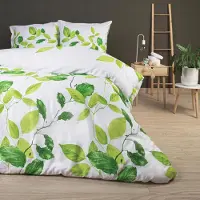 Darymex SATYNLOVE 1516-1 Baumwollsatin-Bettwäsche Grün 220x200