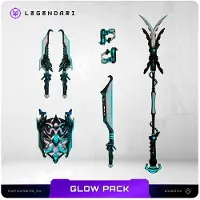 Metatravelers Legendari Zubehör-Set Glow Weapons Pack
