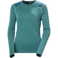 Helly Hansen Women's Lifa Merino Midweight Crew Base Layer opal green (494) XL