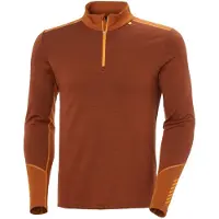 Helly Hansen Lifa Merino Midweight Halb-Reißverschluss, Herren, Braun