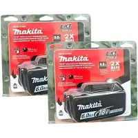 OEM Wiederaufladbare Batterie, Kompatibilität mit Elektrowerkzeugen, Mehrfache Schutzfunktionen, 2 STK 6.0Ah, 18V-d