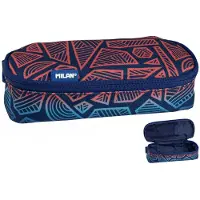 Milan Fit Oval Federmäppchen Tuba mit Klappe
