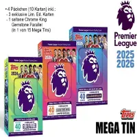 Hasbro Topps Premier League Match Attax 2026 – Debut Edition – Mega Tin Globallers