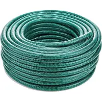 Unyqoos Gartenschlauch 30 m – verstärktes PVC, knickfest & flexibel, grün, langlebig für Garten, Terrasse und Pool, ideal zur Bewässerung