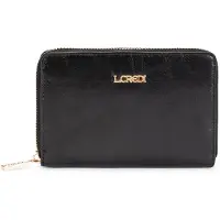 L.credi Geldbörse Sohanni Zip Around Wallet Black schwarz