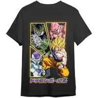 Toei Animation Dragon Ball Z Villains & Goku T-Shirt fü r Erwachsene