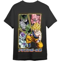 Toei Animation Dragon Ball Z Villains & Goku T-Shirt fü r Erwachsene