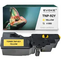Evoke Kompatible Tonerkartusche für den Drucker Konica Minolta TNP-92M AE1Y350 TNP92, Magenta, 4.000 Seiten, kompatibel mit Bizhub C3120i