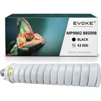 Evoke Kompatible Tonerkartusche für den Ricoh-Drucker 6210D/DT50 842346 841992 MP9002 885098, Schwarz, 43.000 Seiten, kompatibel mit Aficio 1060, MP5500, 6000, 7000, 8000, SP9100DN