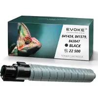 Evoke Kompatible Tonerkartusche für den Ricoh-Drucker MPC-3001, 3501K, 841424, 841579, 842047, Schwarz, 22.500 Seiten, kompatibel mit Aficio MP C3001, C3300, C3501