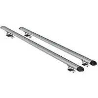 Menabo Raven | Dachträger Ford - Escort IV Station Wagon 1990-1993 - Aluminium - Länge 130 cm - Tragkraft 60 kg - 2er-Pack