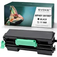 Evoke Toner-Kompatibilkartusche für den Ricoh-Drucker MP401 841887 SP4520, Schwarz, 11.900 Seiten, kompatibel mit MP 402spf, 401spf, 402spf und SP4520dn