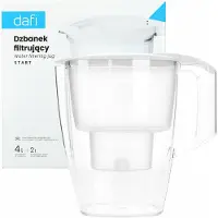 Dafi Start Filterkanne 4 l Unimax Weiß-Ergonomisch, Sauberes Wasser 4D3702