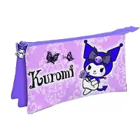 Hello Kitty Kuromi Dreifach-Federmä ppchen, lila