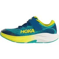 Hoka One One - Kid's Rincon 4 Little - Runningschuhe Gr 34 electric aqua / neon citrus