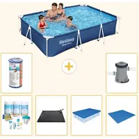 Bestway Steel Pro Rechteckig - 300x201x66 cm - 7-teilig S21546