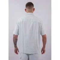 Armani Exchange für Herren. XM002266AF22638FB380 Weißes Baumwollhemd (S), Lässig, Baumwolle, Kurzarm