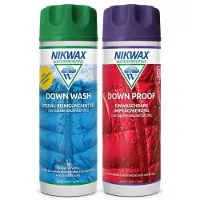 Nikwax - Down Wash Direct + Downproof - Waschmittel Gr 2 x 300 ml