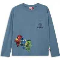 LEGO kidswear LWTAJ 711 - T-shirt Long Sleeve dusty blue (522) 128