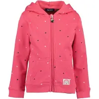 Blue Seven Kapuzensweatjacke Baumwollmischung, Allover-Druck