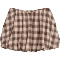 Armedangels KARIERTER BALLON-MINI-ROCK |Bio-Baumwoll Mix - mehrfarbig (XL)
