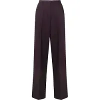 Seidensticker Stoffhose , Damen, Gr. 38, Normalgrößen, lila (burgundy), 64% Polyester, 31% Viskose, 5% Elasthan, unifarben, Hosen Stoffhose