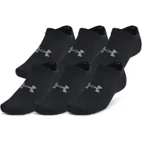 Under Armour Essential No Show 6pk black castlerock (001) L