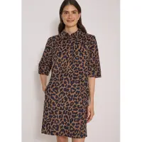 Cecil Midikleid Eingrifftaschen mit Leo-Muster