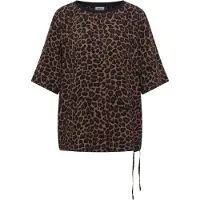 Cecil Shirtbluse mit Animal-Print, Rundhalsausschnitt, Viskose