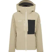 Mammut - Stoney Hardshell Thermo Hooded Jacket - Skijacke Gr S beige