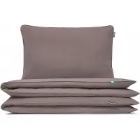 Mumla Bettwäsche-Set Kinder Basic Schokoladenbraun 100x135 cm