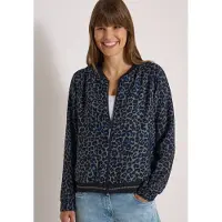 Cecil Blouson Elastikbund, Viskosemischung, Animal Print